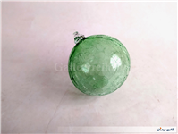 گوی شیشه ای درخت کریسمس طرح ترکدار 