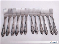 12 عدد چنگال قدیمی STAINLESS ساخت ژاپن 