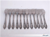 12 عدد چنگال قدیمی STAINLESS ساخت ژاپن 