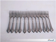 12 عدد چنگال قدیمی STAINLESS ساخت ژاپن 