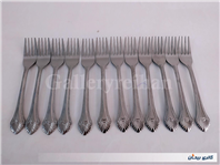 12 عدد چنگال قدیمی STAINLESS ساخت ژاپن 