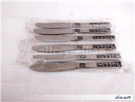 6 عدد چاقو قدیمی STAINLESS طرح گل 