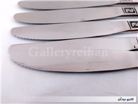 6 عدد چاقو قدیمی STAINLESS طرح گل 