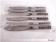 6 عدد چاقو قدیمی STAINLESS طرح گل 