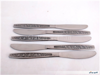 5 عدد چاقو قدیمی STAINLESS ژاپن طرح گل 