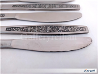 5 عدد چاقو قدیمی STAINLESS ژاپن طرح گل 