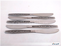 5 عدد چاقو قدیمی STAINLESS ژاپن طرح گل 