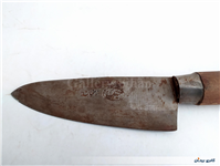 کارد قدیمی دستساز زنجان دسته چوبی24.5 CM 