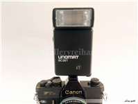 فلاش قدیمی UNOMAT BC28T همراه با فیلتر نور 