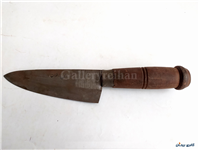 کارد قدیمی دستساز زنجان دسته چوبی 24 CM 