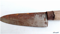 کارد قدیمی دستساز دسته چوبی 24.5 CM 