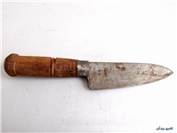 کارد قدیمی دستساز زنجان دسته چوبی 24CM 