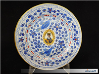 دیوارکوب قدیمی نقاشی کاردست قلم آبی جدید 