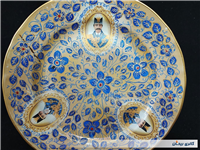 دیوارکوب قدیمی نقاشی کاردست قلم آبی جدید