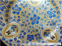 دیوارکوب قدیمی نقاشی کاردست قلم آبی جدید
