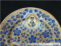 دیوارکوب قدیمی نقاشی کاردست قلم آبی جدید