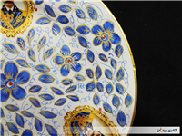 دیوارکوب قدیمی نقاشی کاردست قلم آبی جدید 