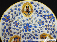 دیوارکوب قدیمی نقاشی کاردست قلم آبی جدید 