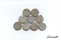 9 عدد ژتون کلکسیونی طرح تاج سبک وزن 