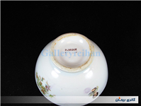 کاسه چینی قدیمی طرح گل و چهره