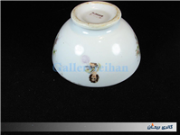 کاسه چینی قدیمی طرح گل و چهره