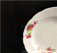 دیوارکوب چینی گل سرخی قدیمی