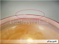 شیشه چراغ قدیمی مخصوص گردسوز دورنگ 