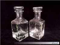 یک جفت شیشه مخصوص نگهداری عطر و مایعات