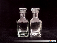 یک جفت شیشه مخصوص نگهداری عطر و مایعات