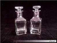 یک جفت شیشه مخصوص نگهداری عطر و مایعات