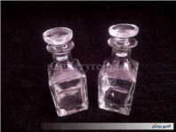 یک جفت شیشه مخصوص نگهداری عطر و مایعات