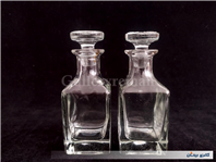 یک جفت شیشه مخصوص نگهداری عطر و مایعات