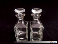 یک جفت شیشه مخصوص نگهداری عطر و مایعات