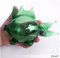 ماهی کمیاب دستساز بسیار زیبا و سبز رنگ 