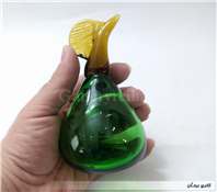 گلابی شیشه ای دست ساز قدیمی خوشرنگ 