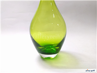 سالونگ یا بطری دوپوست بزرگ دستساز شیشه ای 
