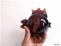 ماهی کمیاب دستساز بسیار زیبا و زرشکی رنگ 