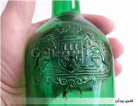 بطری کلکسیونی قدیمی خارجی سبز رنگ 32 CM 