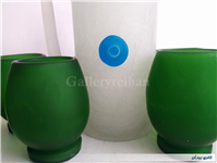 پارچ آبگز و لیوان کمیاب دستساز قدیمی 