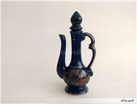 گلابپاش سرامیکی سرمه ای طرح گل 