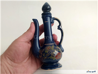 گلابپاش سرامیکی سرمه ای طرح گل 
