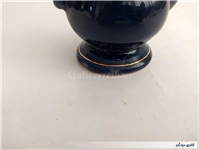 گلابپاش سرامیکی سرمه ای طرح گل 
