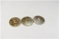 3 دکمه خارجی فلزی طلایی زیبا